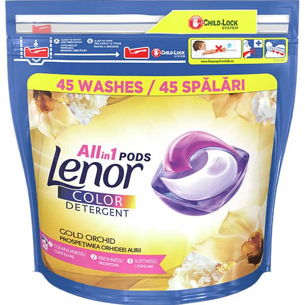 Detergent Capsule Lenor All In One Pods Gold Orchid Spalari