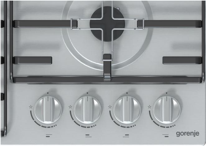 Plita incorporabila GORENJE GW642ABX, Gaz, 4 arzatoare, Wok, inox