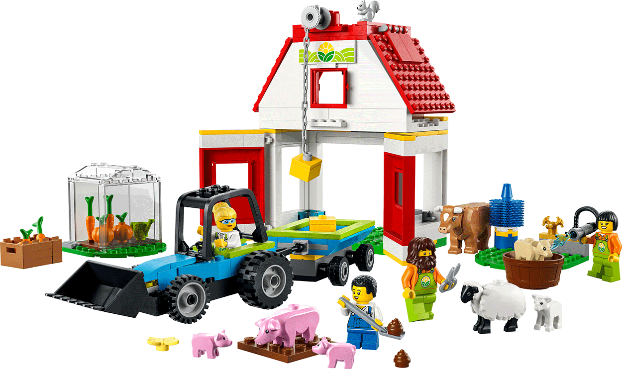 Criticism base innovation LEGO City: Hambar ai animale de ferma 60346, 4 ani+, 230 piese