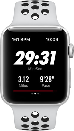 APPLE Watch Nike Series 3 GPS + Cellular, 38mm Space Gray