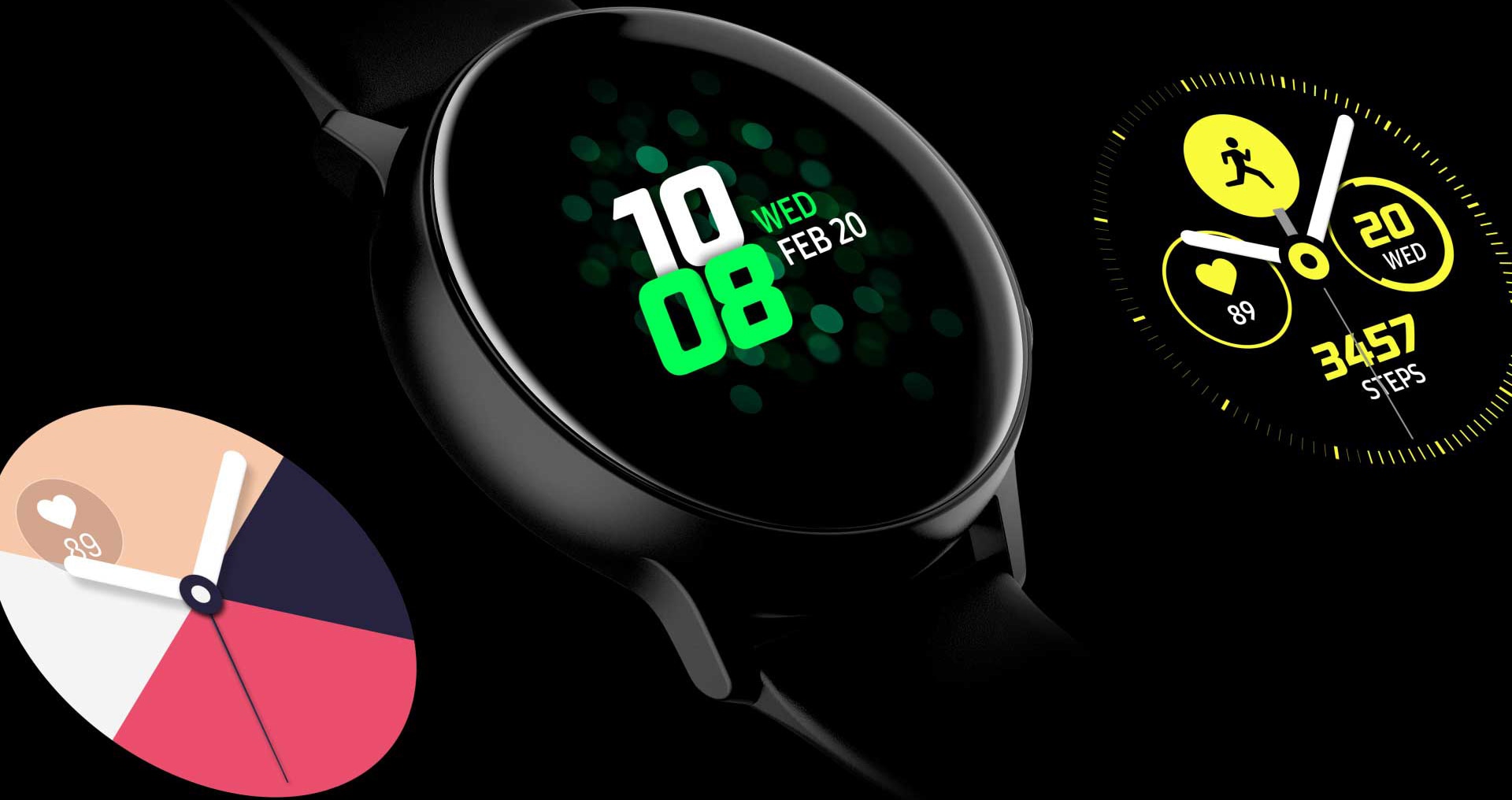 galaxy watch active watch face