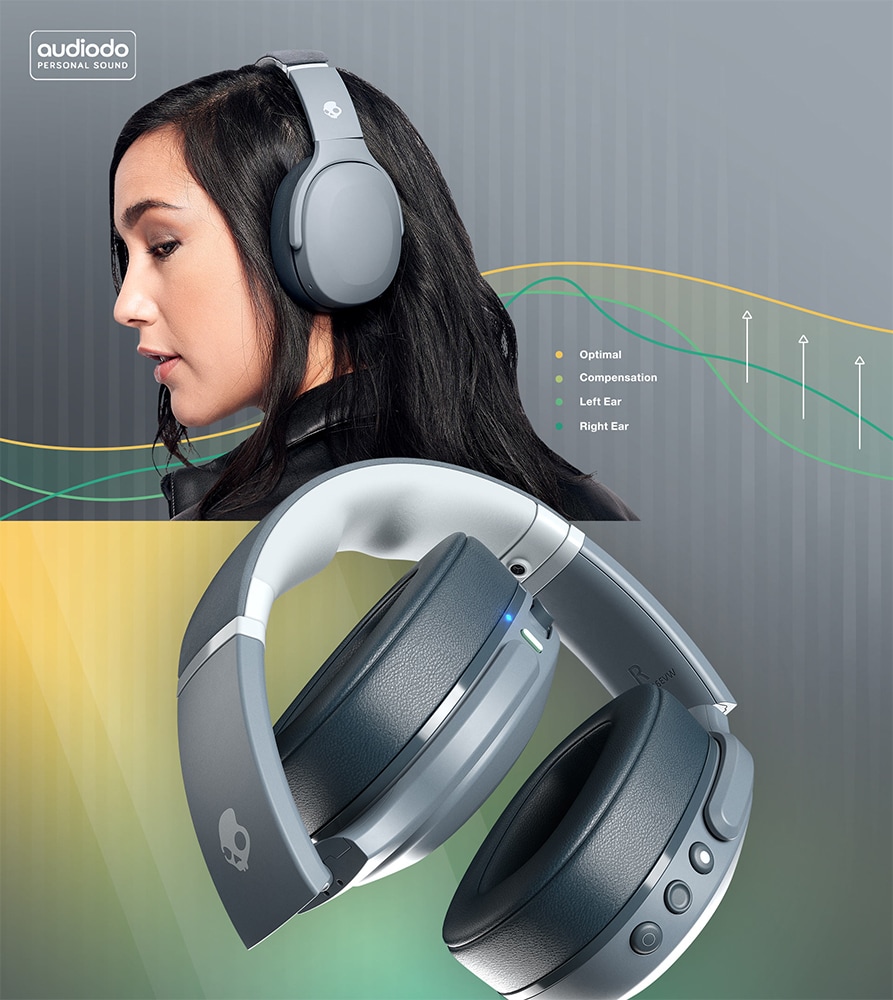 Casti SKULLCANDY Crusher Evo S6EVW-N740, Bluetooth, On-Ear Casti SKULLCANDY Crusher Evo S6EVW-N740, Bluetooth, On-Ear