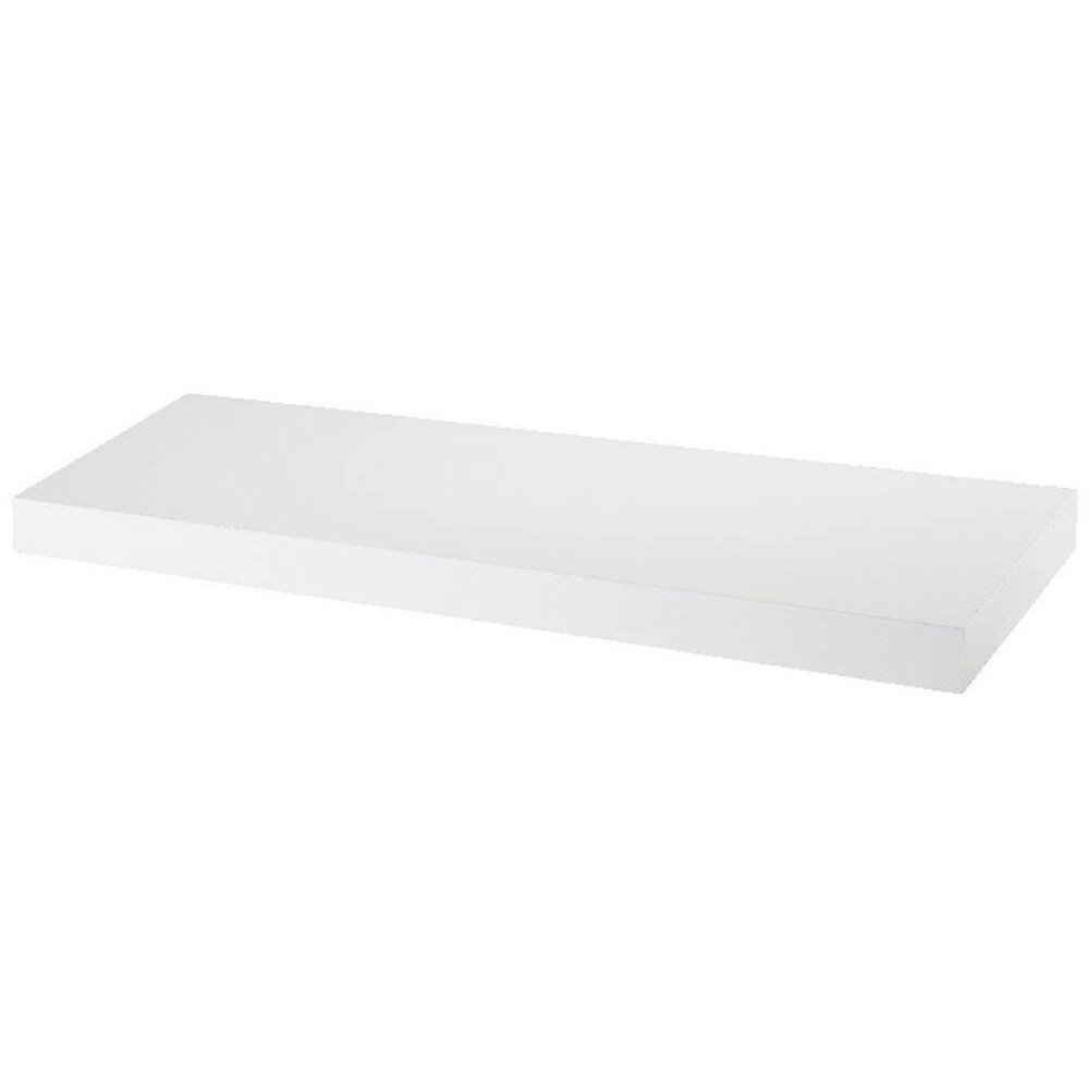Polita GOODHOME Cusko, melamina, 60 x 23.5 x 3.8 cm, alb