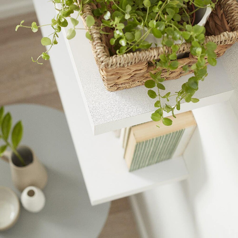 Polita GOODHOME Cusko, melamina, 60 x 23.5 x 3.8 cm, alb