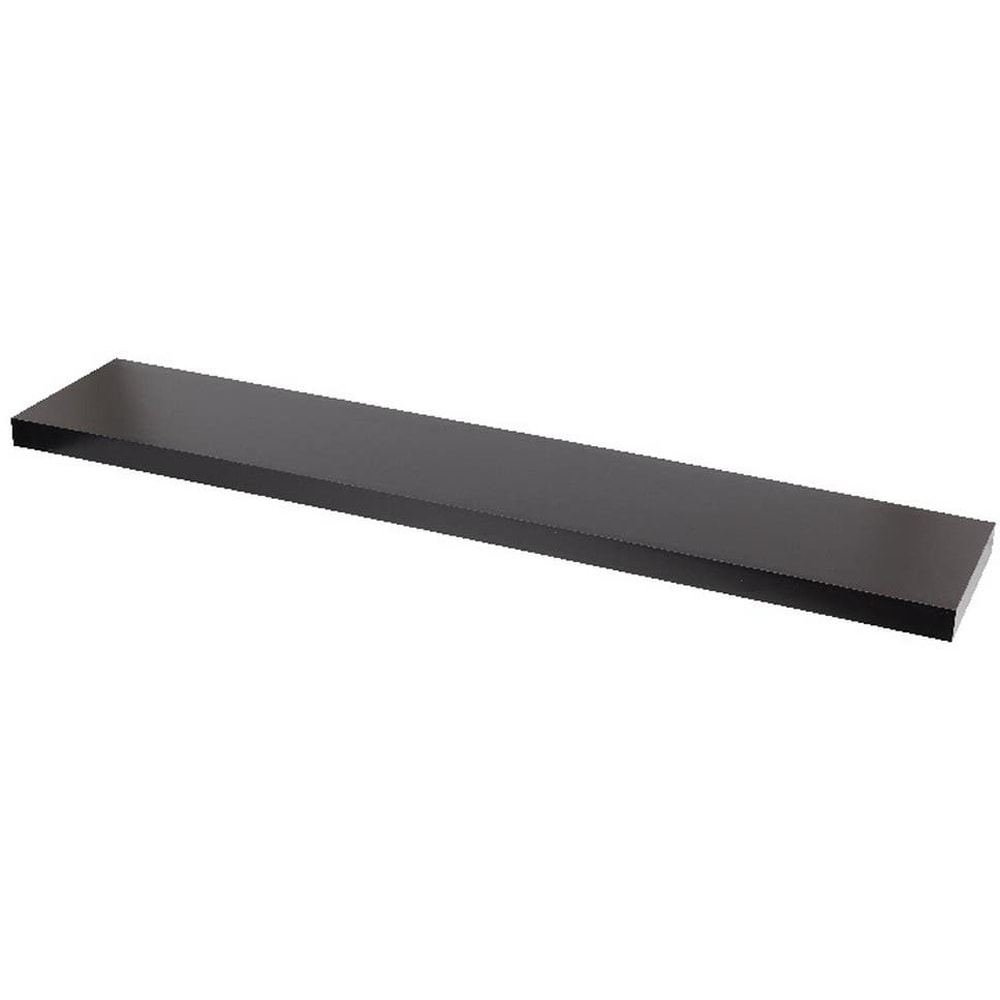 Polita GOODHOME Cusko, melamina, 118 x 23.5 x 3.8 cm, negru