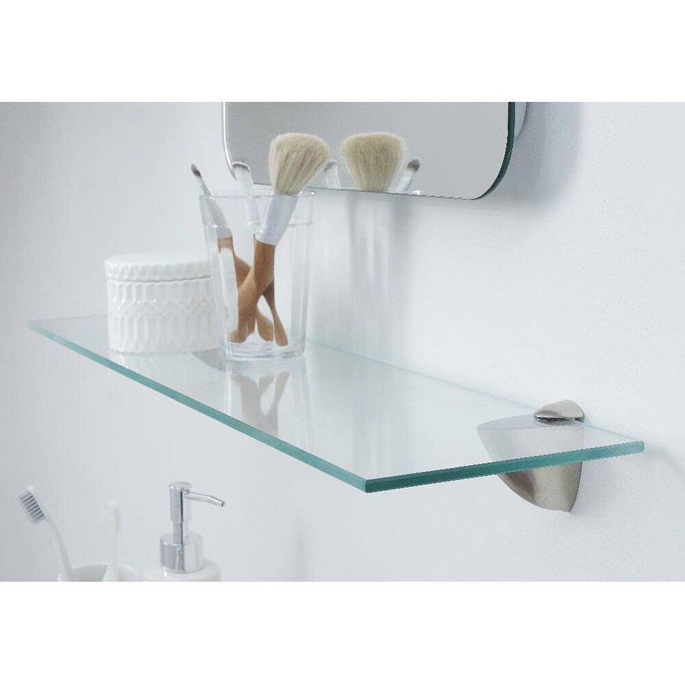 Polita GOODHOME Deco Eono, sticla, 60 x 15 x 0.5 cm, transparent
