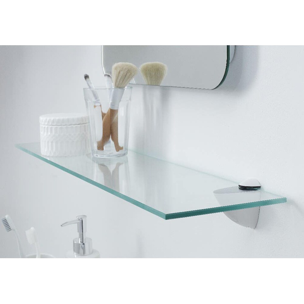 Polita GOODHOME Deco Eono, sticla, 60 x 15 x 0.5 cm, transparent