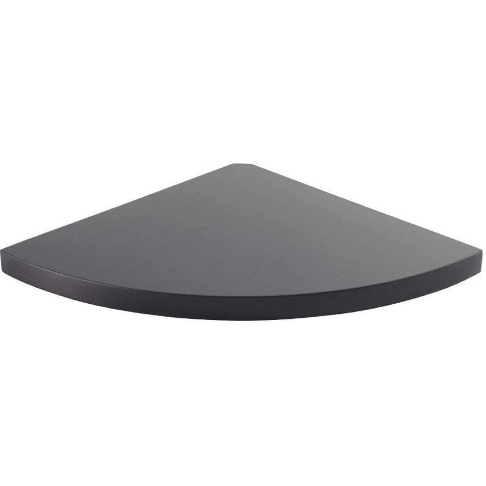 Polita GOODHOME Rigga, melamina, 25 x 25 x 2 cm, negru