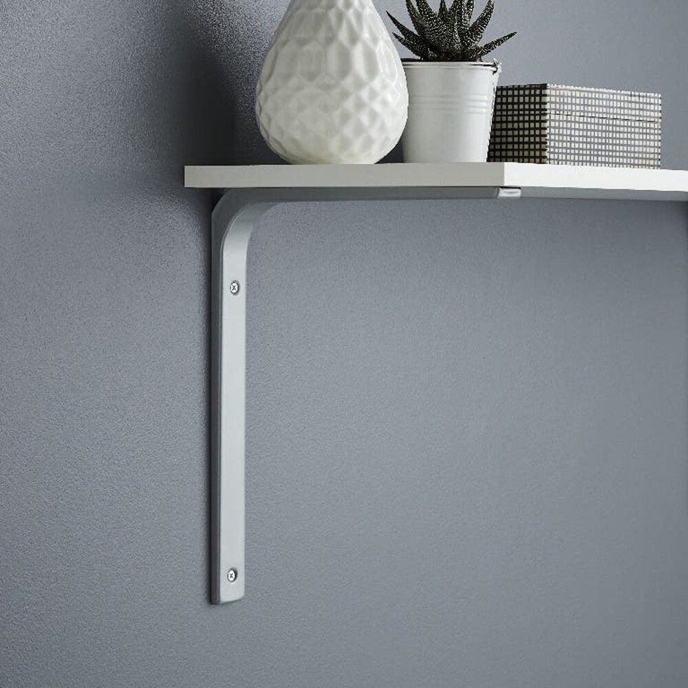 Suport raft GOODHOME Alchimy, aluminiu, 30 x 3 x 25 cm, gri