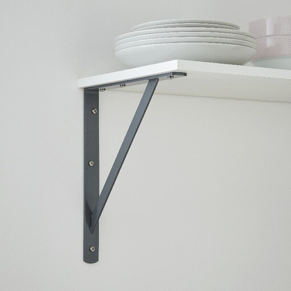 Suport raft GOODHOME Ultim, otel, 40 x 2.9 x 35 cm, gri