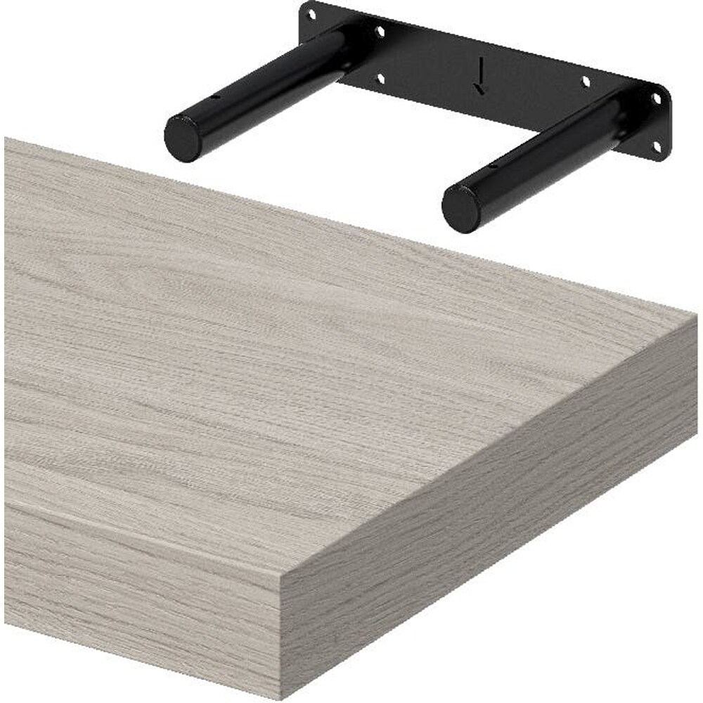 Polita GOODHOME Cusko, melamina, 30 x 23.5 x 3.8 cm, stejar