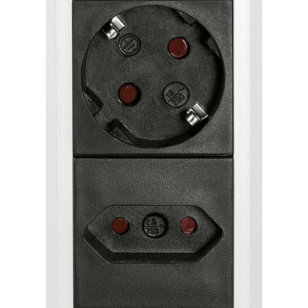 Prelungitor de birou HAMA 137202, 5 prize, 1.5m, 2 x USB 3A, negru