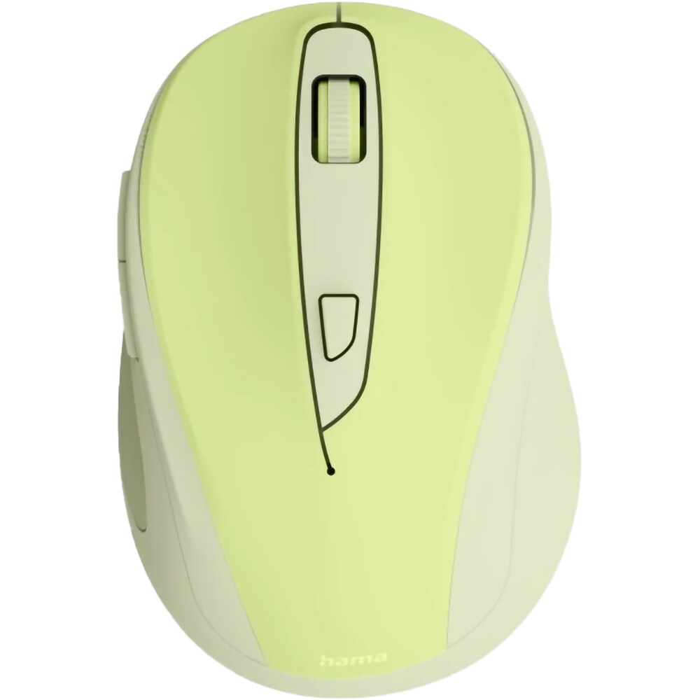 Mouse Wireless HAMA WM-400, 1600 dpi, verde