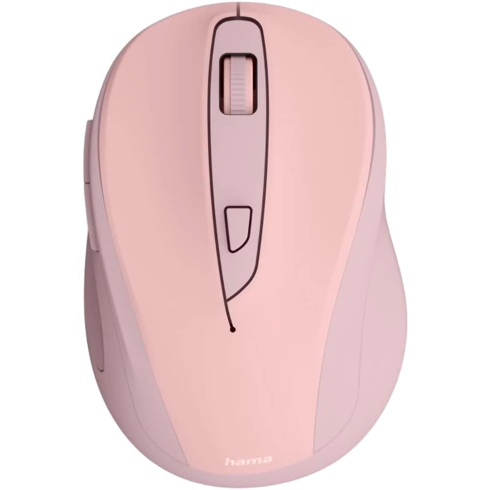 Mouse Wireless HAMA WM-400, 1600 dpi, roz