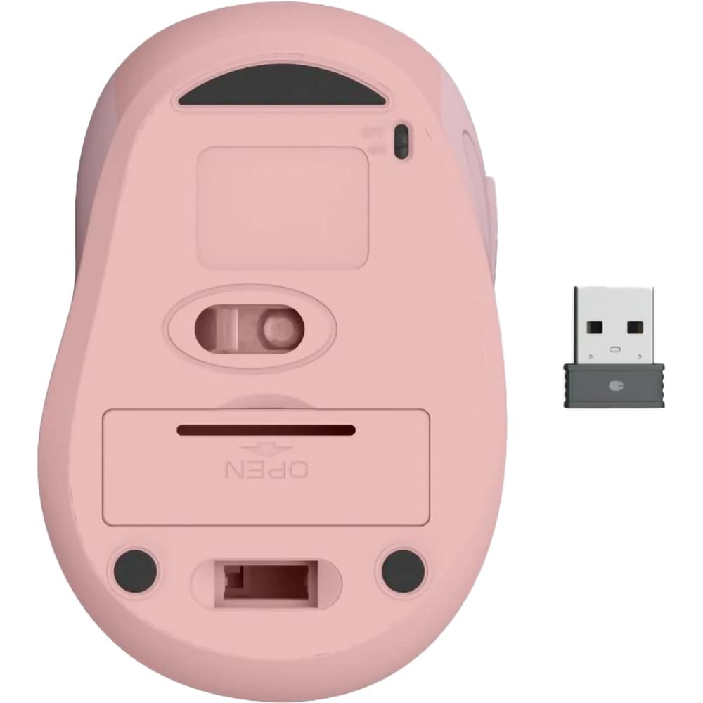 Mouse Wireless HAMA WM-400, 1600 dpi, roz