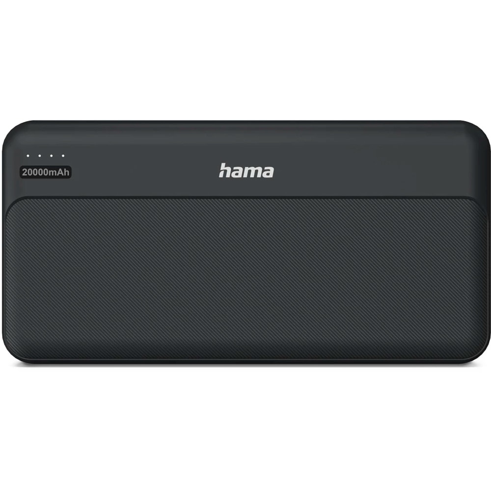 Baterie externa HAMA Pocket 20, 20000mAh, 2xUSB-A, antracit