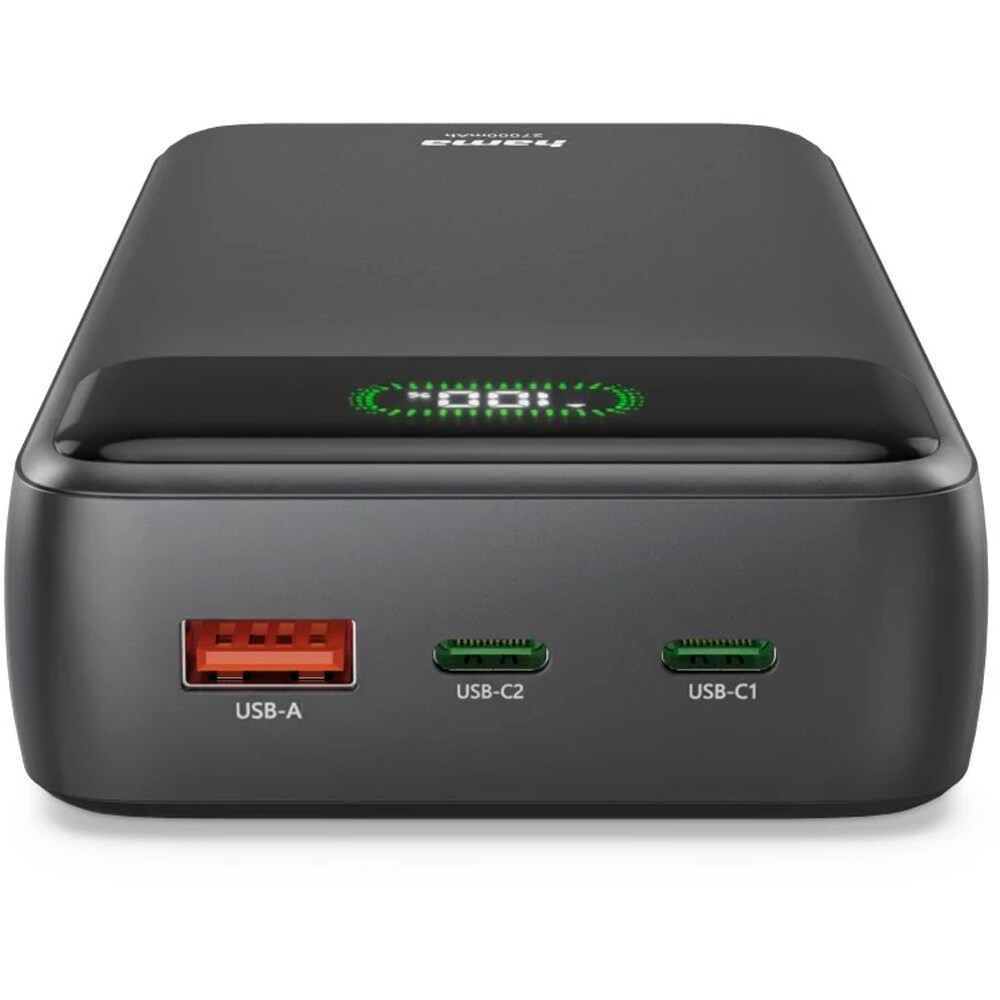 Baterie externa HAMA PD27-W65, 27000 mAh, 2xUSB-C, 1xUSB-A, gri