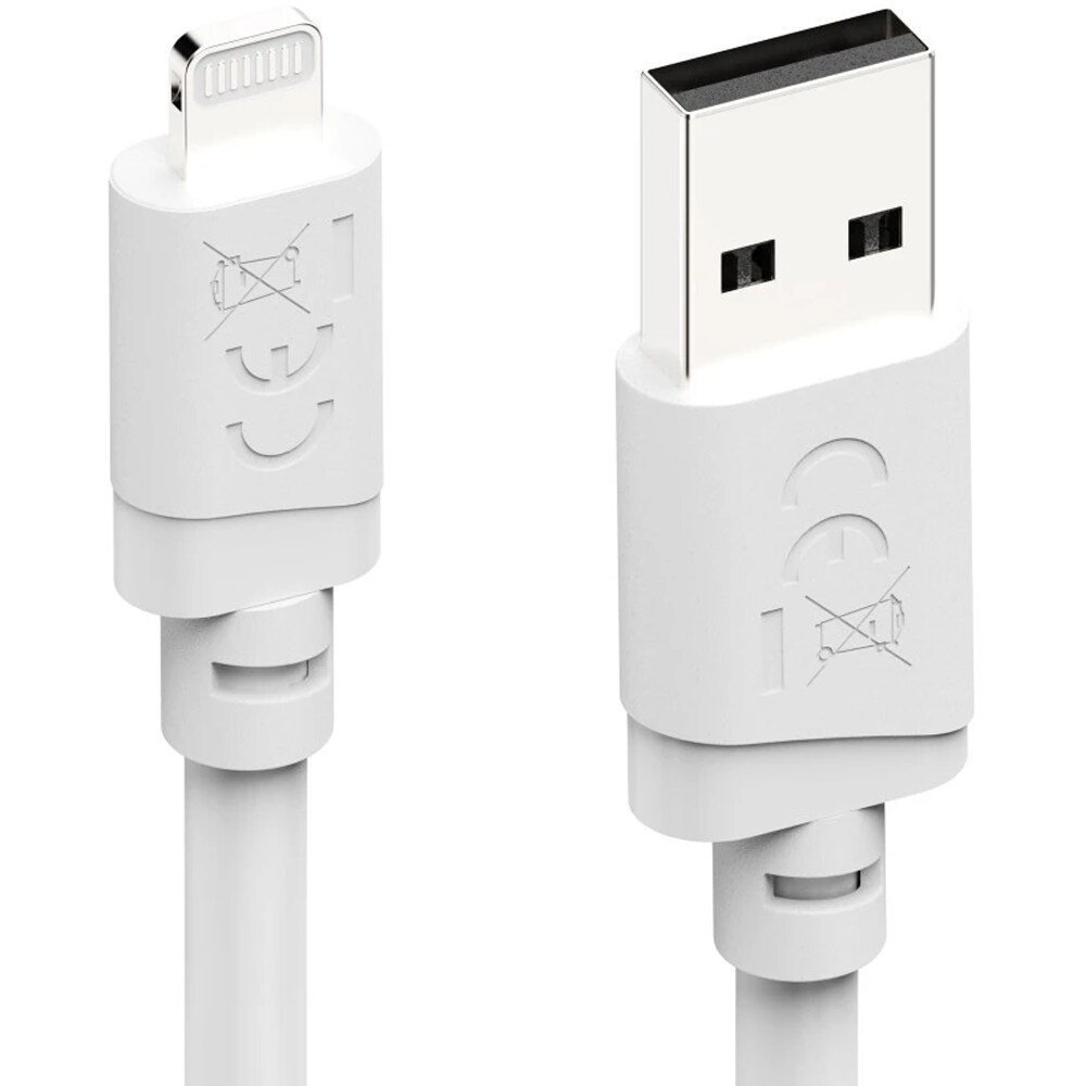 Cablu date HAMA 201802, USB-A - Lightning, 3m, alb