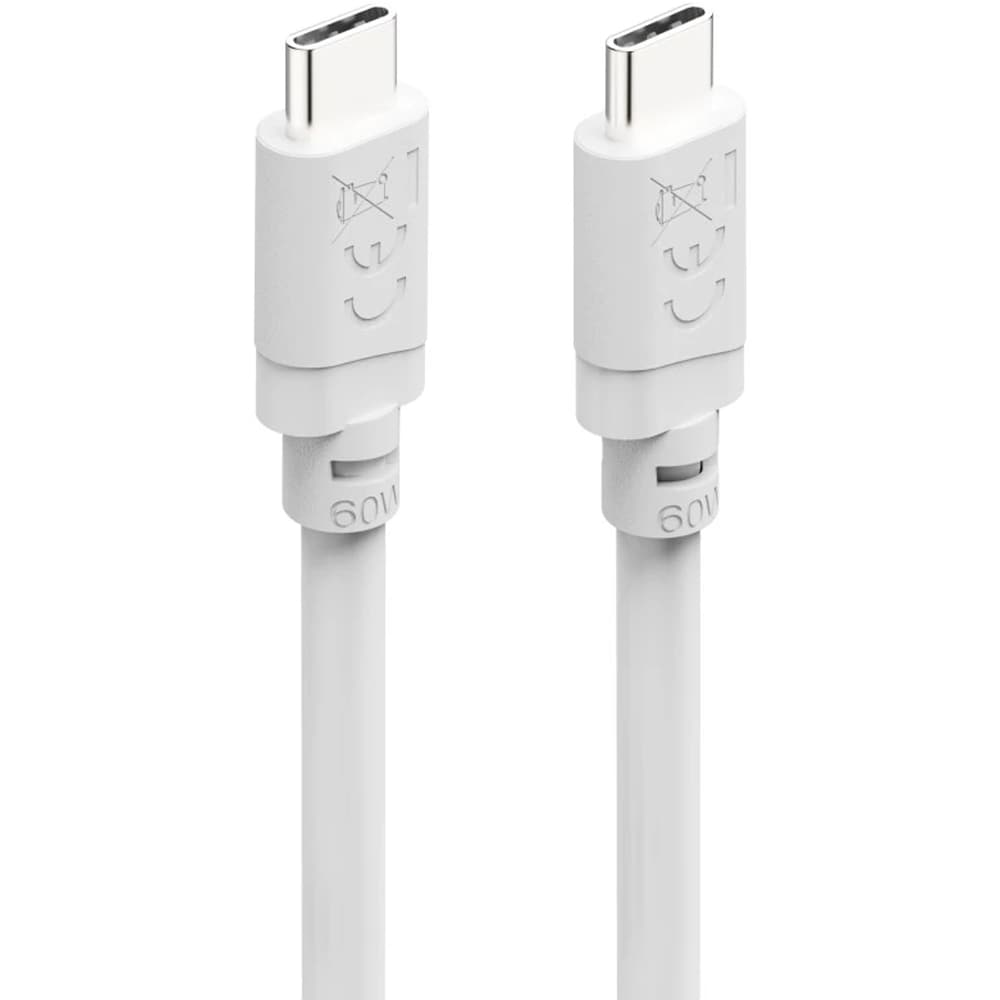 Cablu date HAMA 201809, USB-C - USB-C, 2m, alb