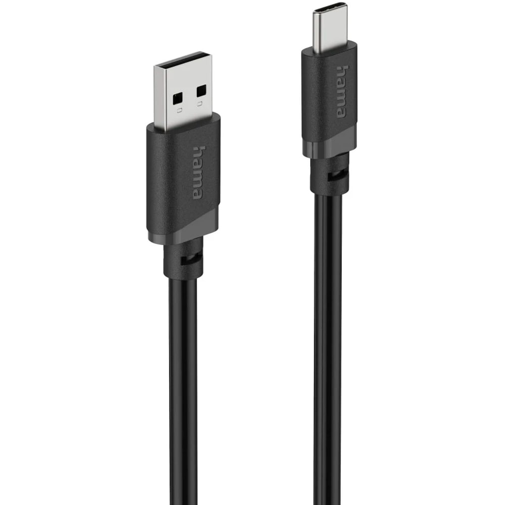 Cablu date HAMA 201811, USB-A - USB-C, 1m, negru