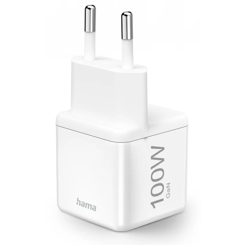 Incarcator retea HAMA 201942, 1x USB-C, Power Delivery (PD), GaN, 100W, alb