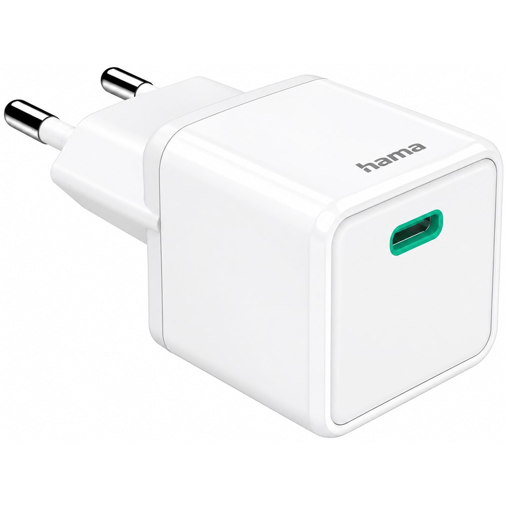 Incarcator retea HAMA 201943, 1x USB-C, Power Delivery (PD), GaN, 65W, alb