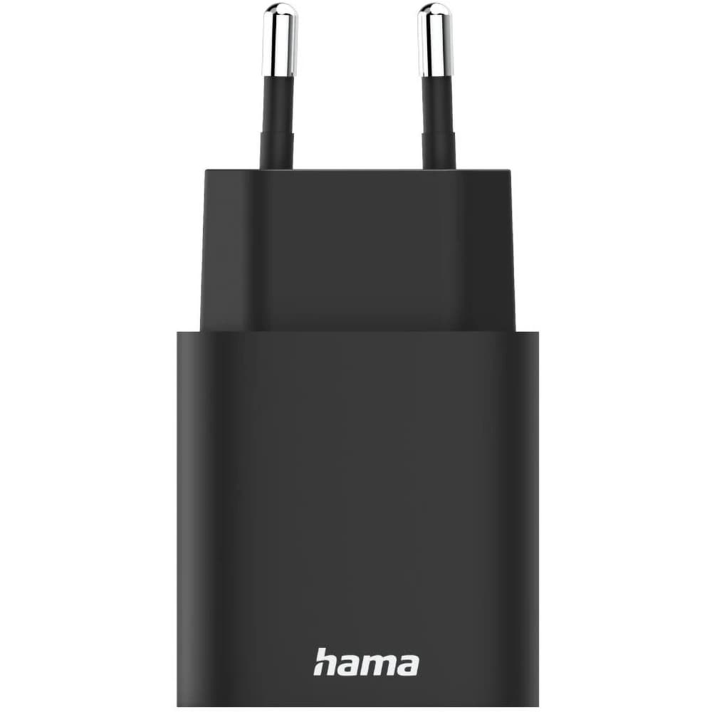Incarcator retea HAMA 201960, 1x USB-A, 1x USB-C, Power Delivery (PD), 30W, negru
