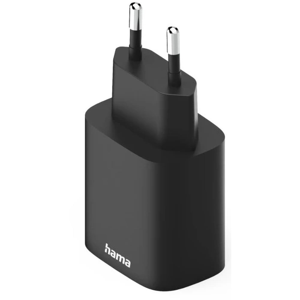 Incarcator retea HAMA 201960, 1x USB-A, 1x USB-C, Power Delivery (PD), 30W, negru