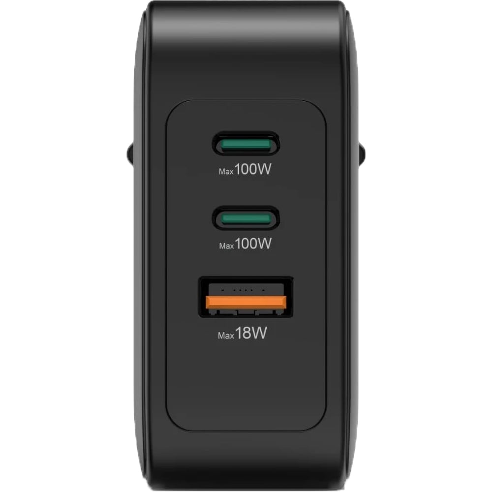 Incarcator retea HAMA 201962, 1x USB-A, 2x USB-C, Power Delivery (PD), GaN, 100W, negru
