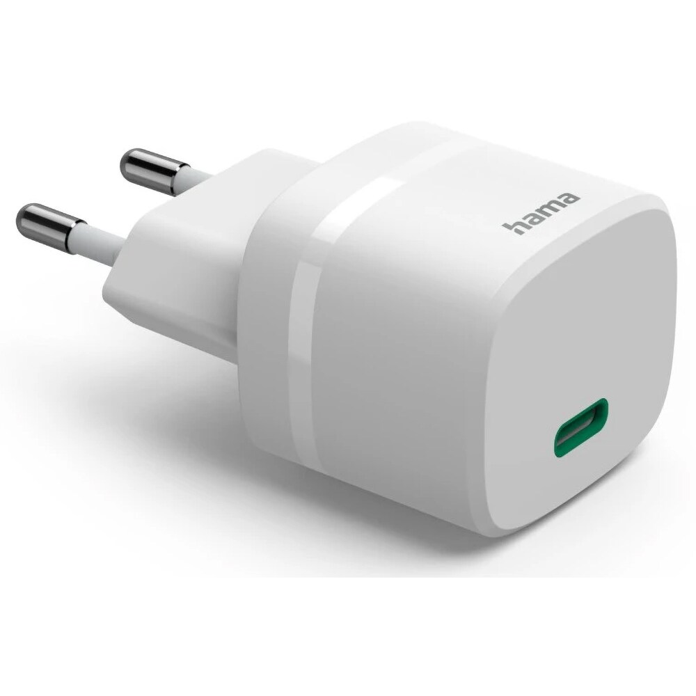 Incarcator retea HAMA 201964, 1x USB-C, Power Delivery (PD), GaN, 30W, alb
