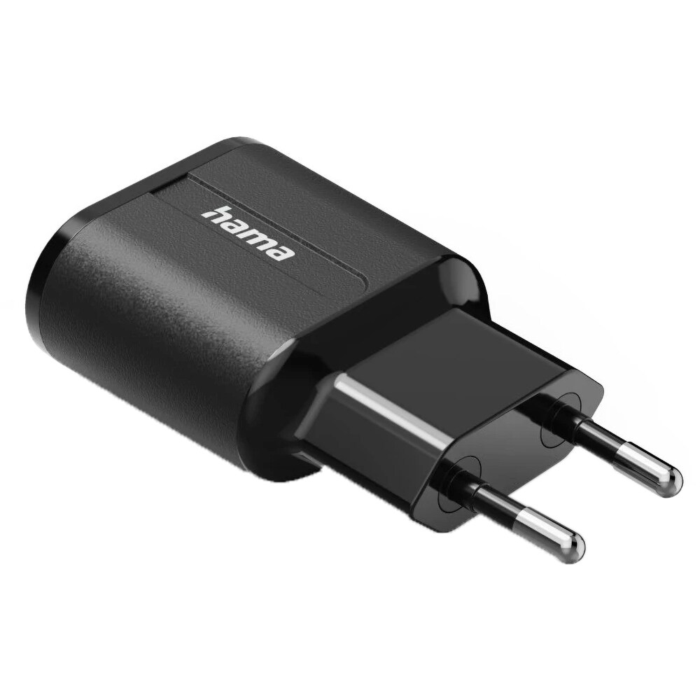 Incarcator retea HAMA 201971, 2x USB-A, 12W, negru