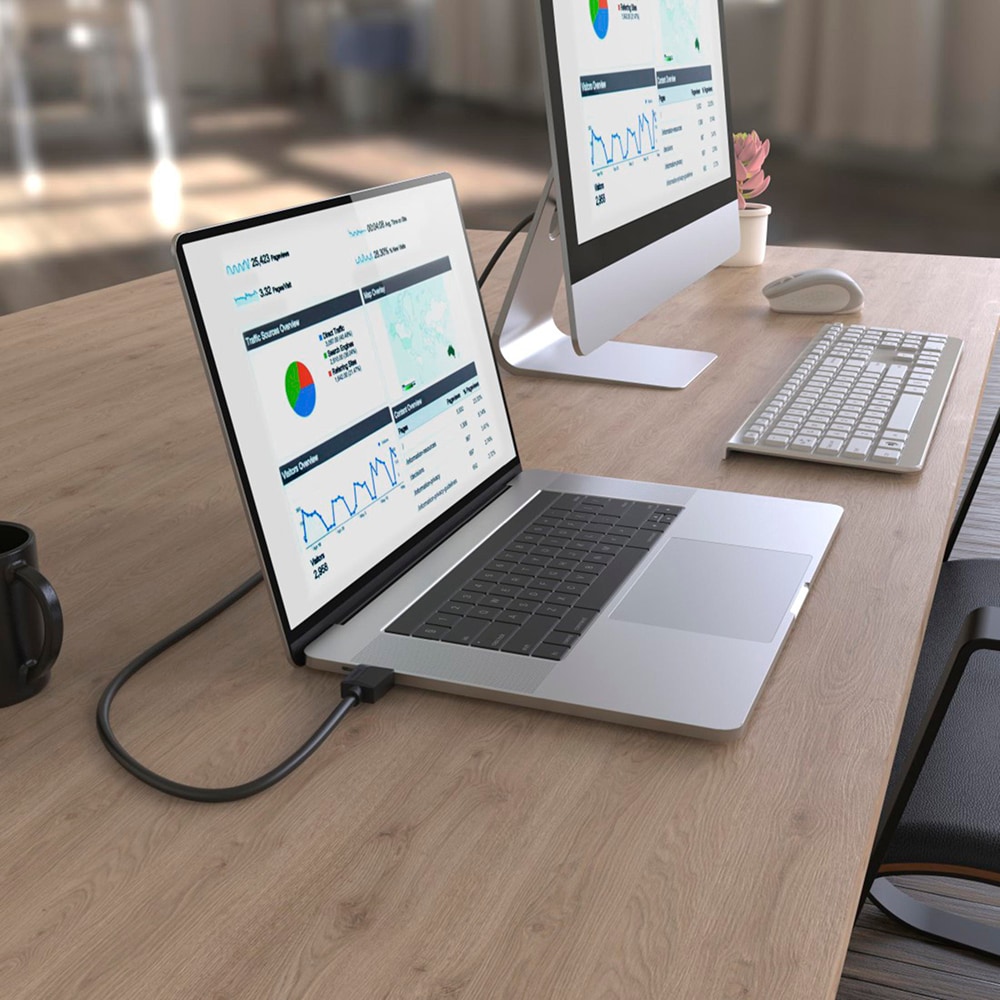 Cablu HDMI HAMA 205243, 3m, 8K HDR, placat aur, negru