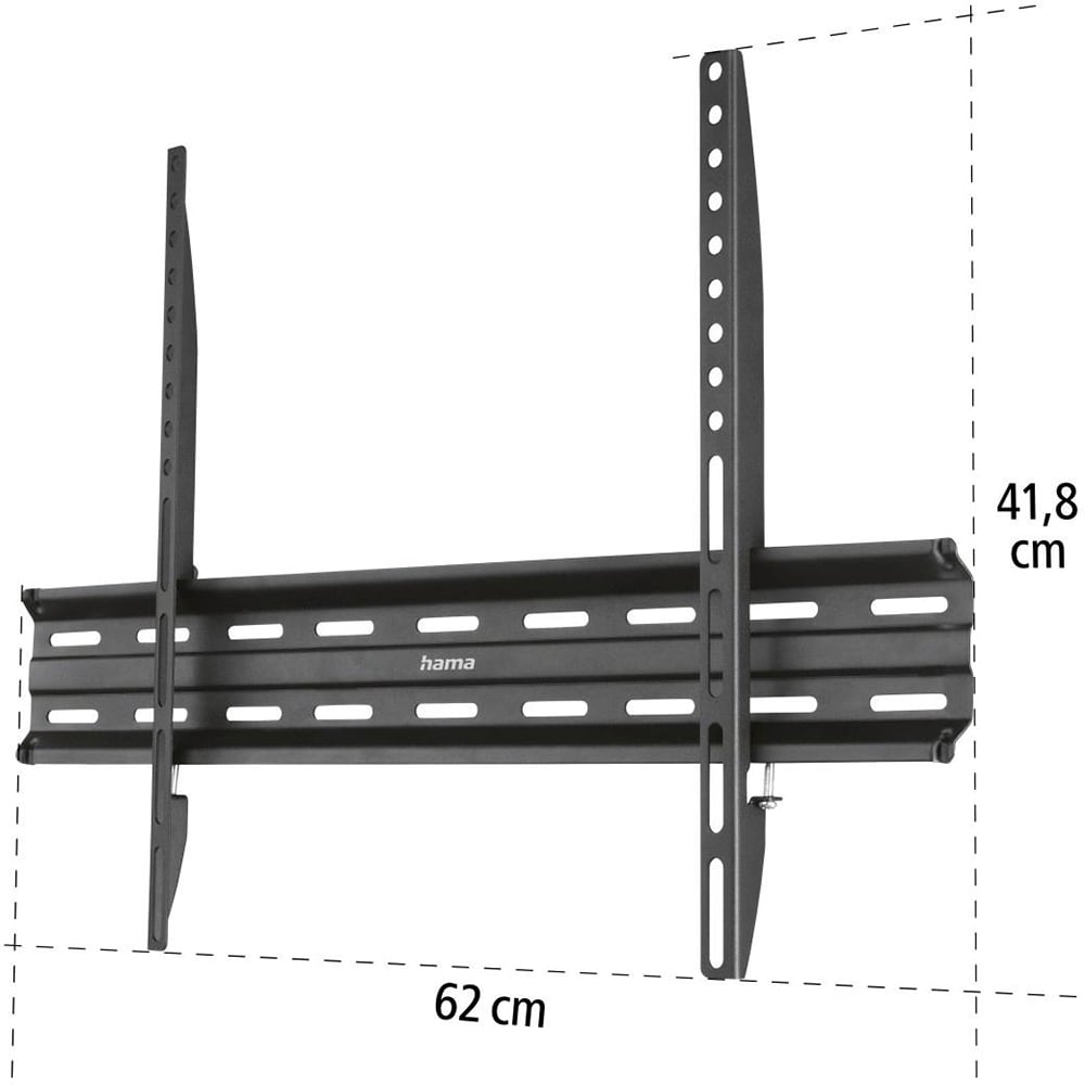 Suport TV perete HAMA 220813, fix, 32-75", 40kg, negru