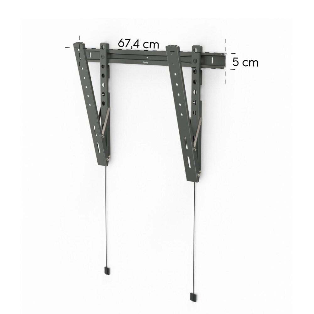 Suport TV perete HAMA 220846, Ultra Slim, reglabil,  37-90", 30kg, negru