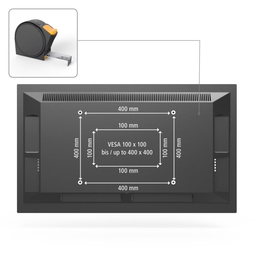 Suport TV perete HAMA 220849, Extra-Flat, reglabil,  32-65", 30kg, negru