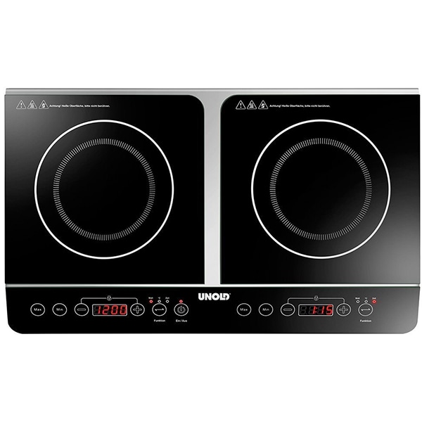 Plita dubla cu inductie UNOLD U58175, 3500W, negru