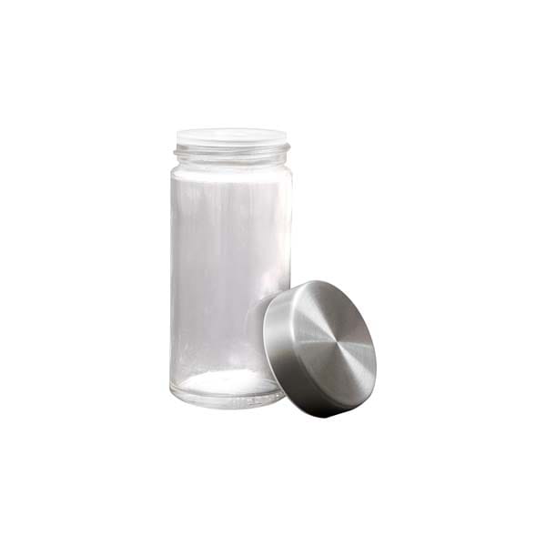 Set recipiente condimente cu suport ZOKURA Z1009, 16 piese, inox, argintiu
