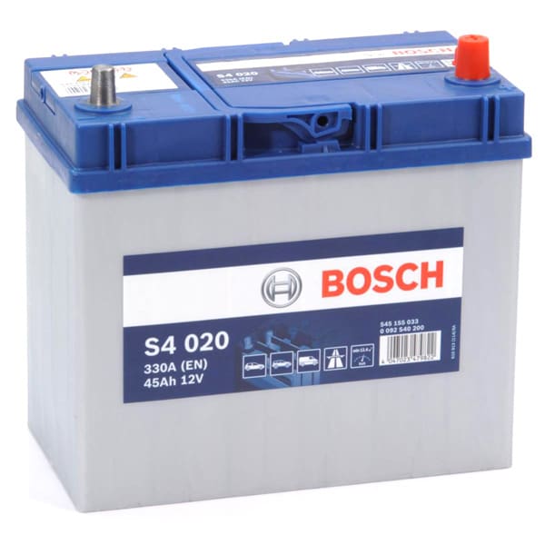 Baterie auto BOSCH Asia S4 020, 12V, 45Ah, 330A