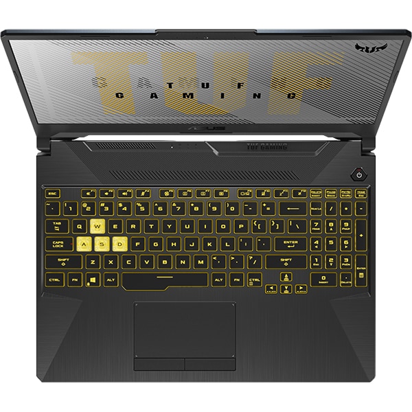 Laptop Gaming ASUS TUF A15 FA506IU-AL006, AMD Ryzen 7 4800H pana la 4.2GHz, 15.6" Full HD, 16GB, SSD 512GB, NVIDIA GeForce GTX 1660Ti 6GB, Free DOS, gri inchis