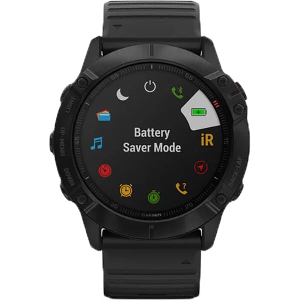 Smartwatch GARMIN Fenix 6X Pro, 51mm, Android/iOS, silicon, negru