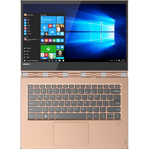 Laptop 2 in 1 LENOVO Yoga 920-13IKB, Intel Core i7-8550U pana la 4.0GHz, 13.9" 4K Touch Display, 8GB, SSD 512GB, Intel UHD Graphics 620, Windows 10 Home