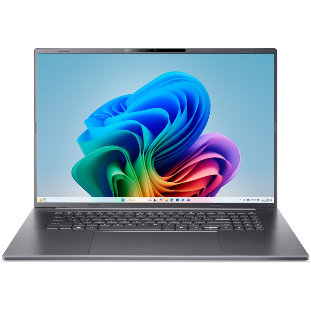 Laptop ACER Aspire 18 AI A18-I71M-750F, Intel Core Ultra 7 355 pana la 4.7GHz, 16" WUXGA, 16GB, SSD 512GB, Intel Graphics, Windows 11 Home, Steel Gray