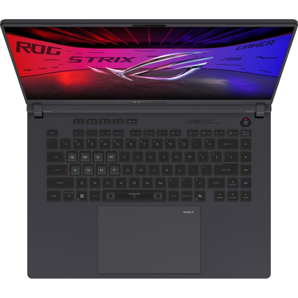 Laptop Gaming ASUS ROG Strix G16 G615JMR-S5049, Intel Core i7 14650HX pana la 5.2GHz, 16" WQXGA, 16GB, SSD 512GB, NVIDIA GeForce RTX 5060 8GB, Free DOS, Eclipse Gray