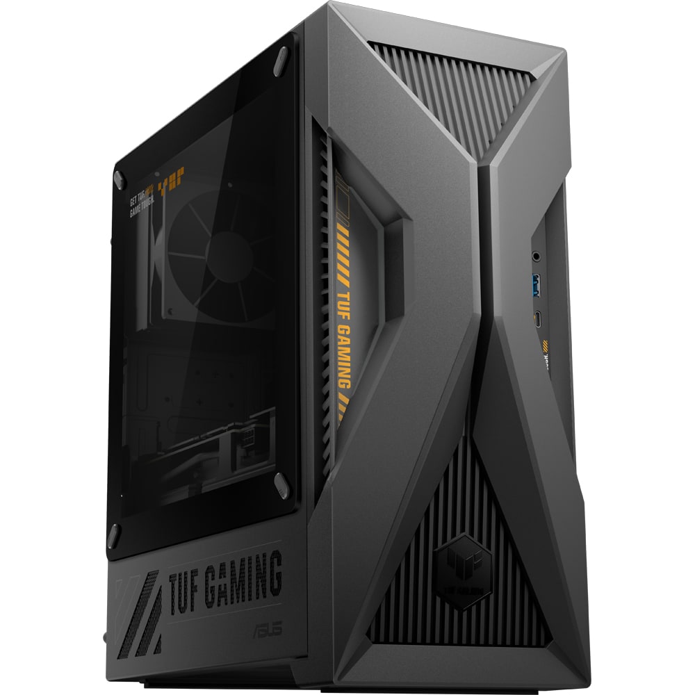 Sistem Desktop PC ASUS DT Mini Tower T500MV-13620H0580, Intel Core i7-13620H pana la 4.9GHz, 16GB, SSD 1TB, NVIDIA GeForce RTX 5060 Ti Dual 8GB, Free DOS