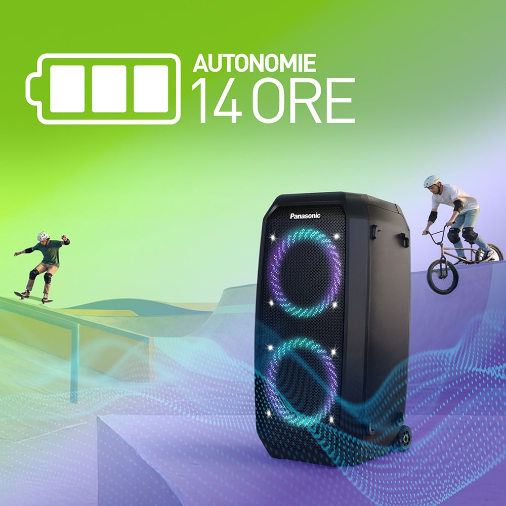 Boxa portabila PANASONIC BMAX30, 320W RMS, Bluetooth, negru
