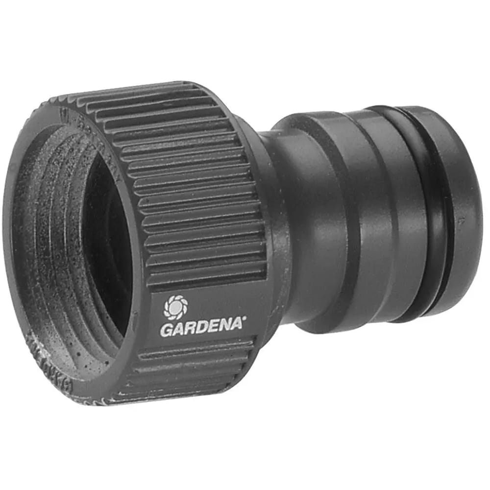 Conector furtun GARDENA 02801 20, 3/4", plastic, gri
