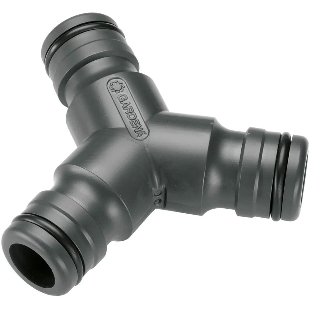 Conector furtun GARDENA 02833 20, plastic, gri