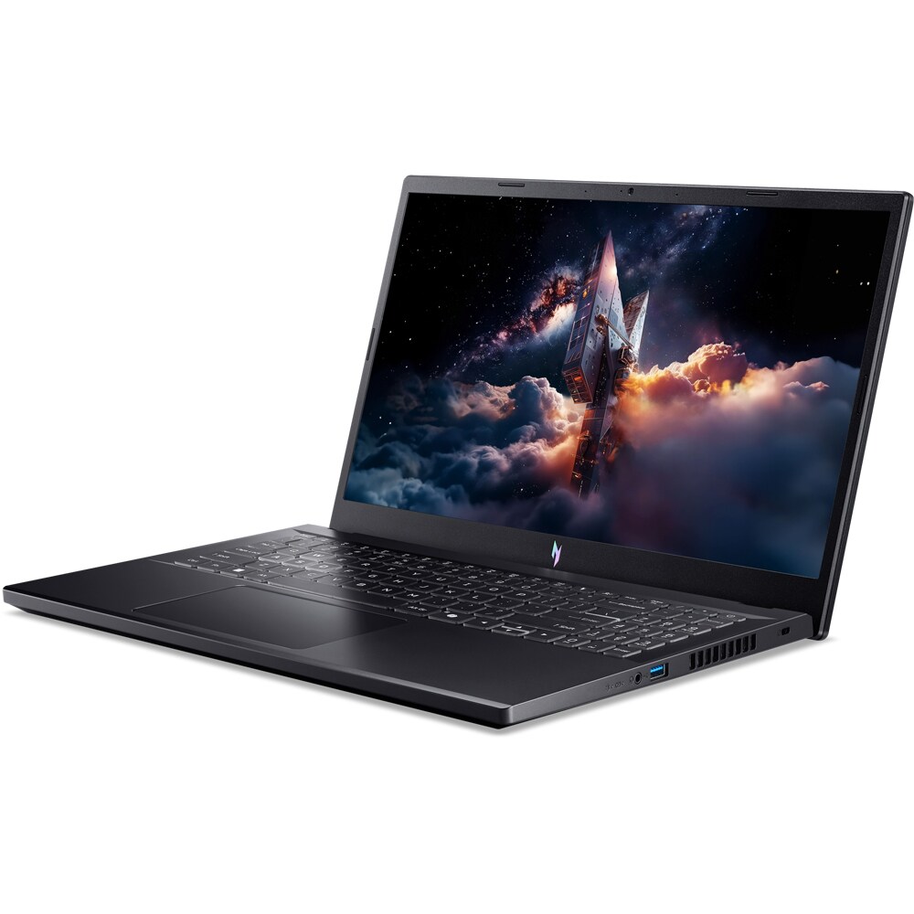 Laptop Gaming ACER Nitro V 15 ANV15-A31-R4AC, AMD Ryzen 5 150 pana la 4.55GHz, 15.6" FHD, 16GB, SSD 512GB, NVIDIA GeForce RTX 5050 8GB, Free DOS, negru