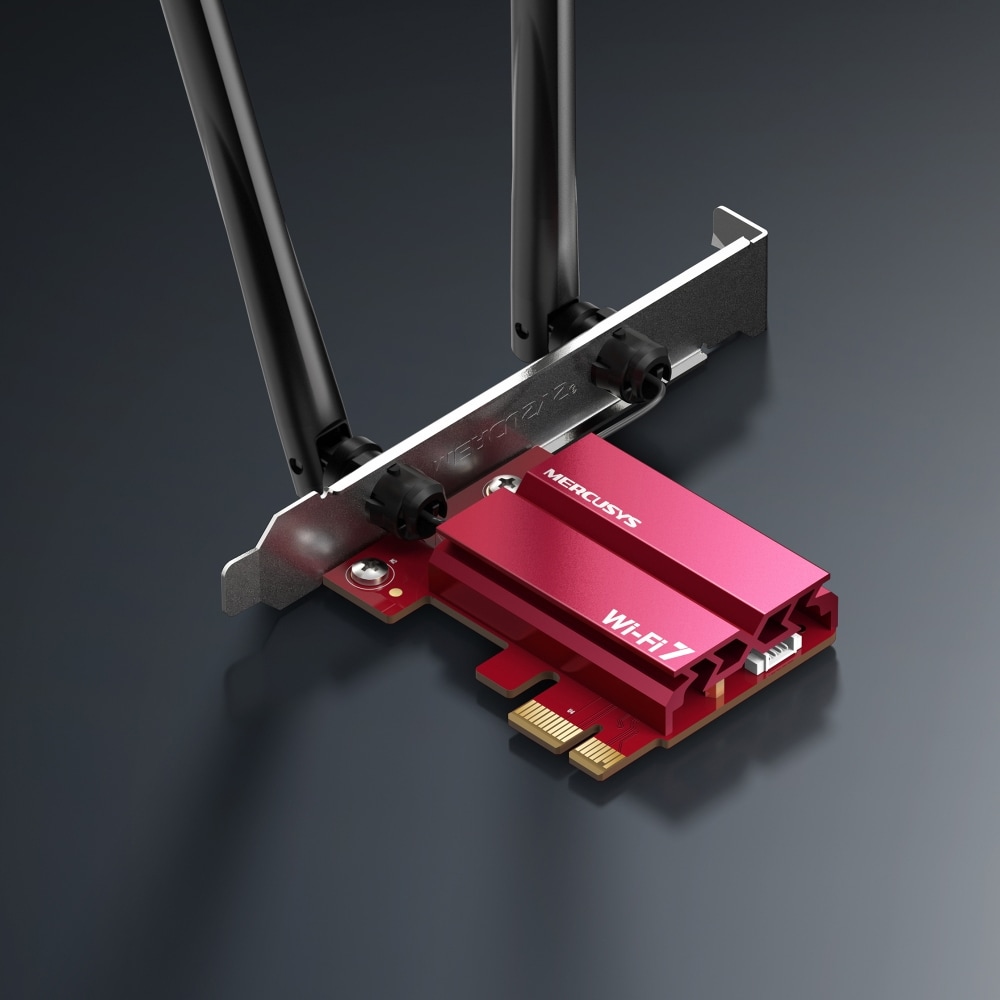 Placa de retea Wireless MERCUSYS MA37BE BE6500, Tri Band 688 + 2882 + 2882 Mbps