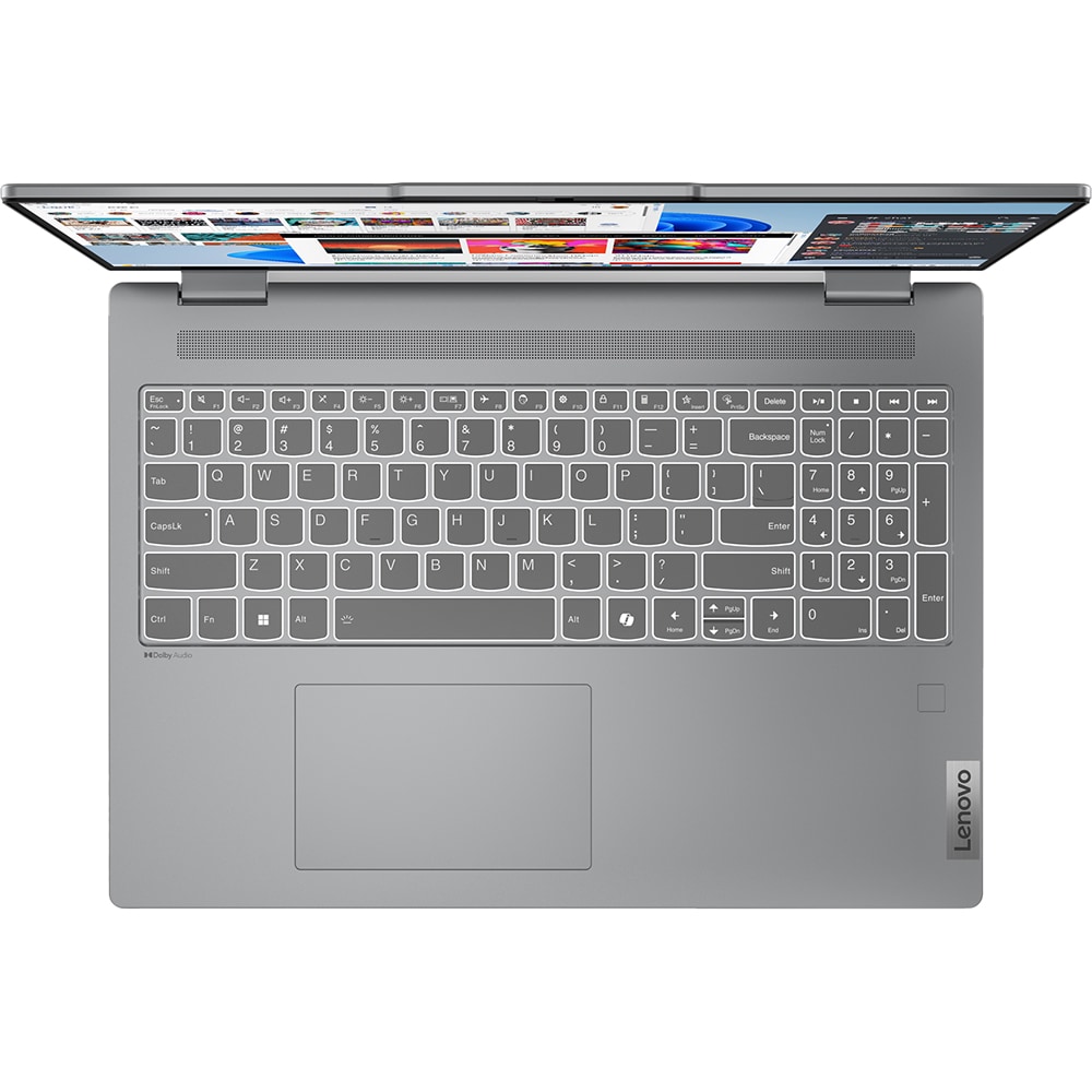 Laptop 2 in 1 LENOVO IdeaPad 5 16AHP9, AMD Ryzen 7 8845HS pana la 5.1GHz, 16" WUXGA, 16GB, 1TB, AMD Radeon Graphics, Windows 11 Home, Luna Grey